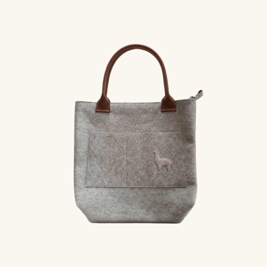 Alpaka Handtasche – stilvoll & alltagstauglich aus Naturfilz - Bergfaser