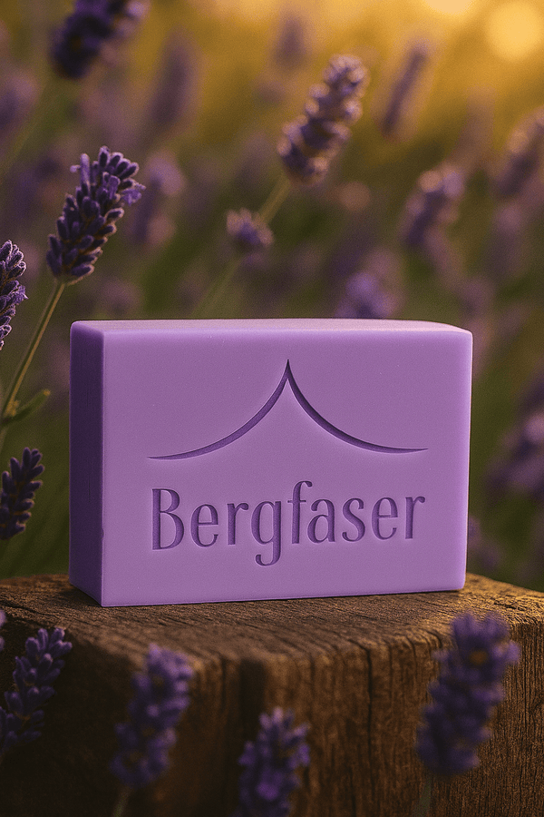 Alpaka Seife Lavendel - Lavendelduft, beruhigende Wirkung - Bergfaser